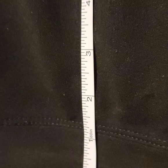 Lane Bryant Black leggings,solid Pointe knit fabric in black. - Picture 4 of 5